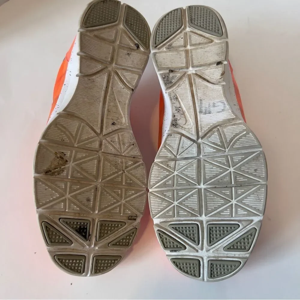Nike Wimens Flex Trainer 4‎ Orange Running Shoes Sneakers Size 8.5
